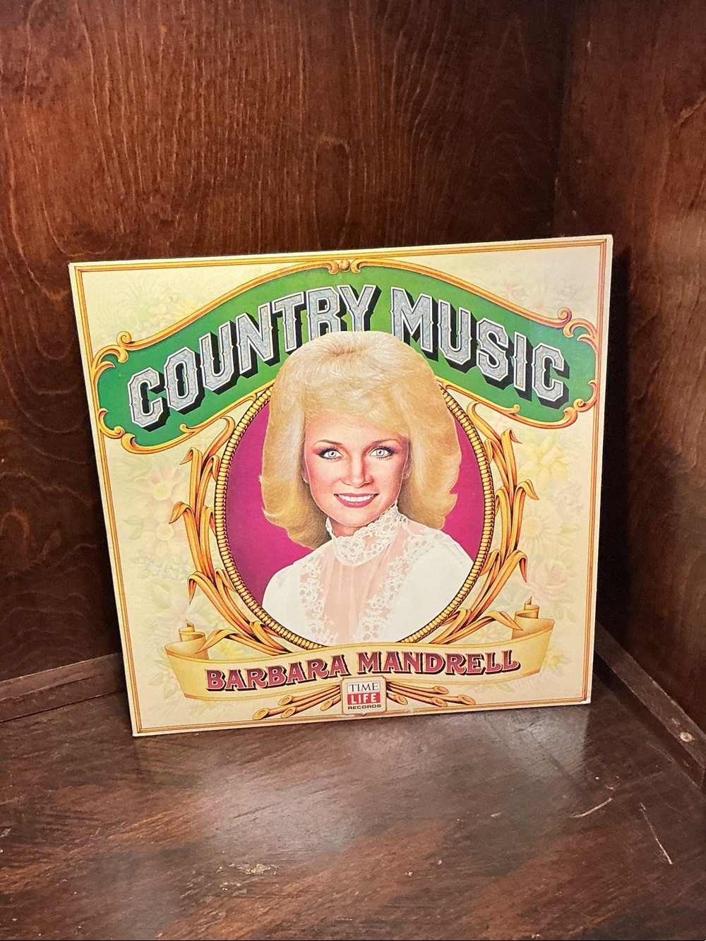 Country Music Decorative Vinyl Cover - Pink, Green, Gold